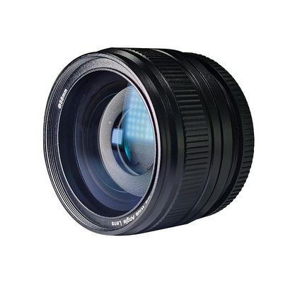 相機鏡頭松典照相機專用鏡頭55MM口徑0.38X高清數碼廣角微距鏡頭二合一