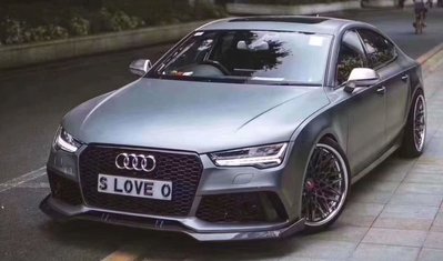 法克斯 Audi A7 改RS7碳纖維前下巴