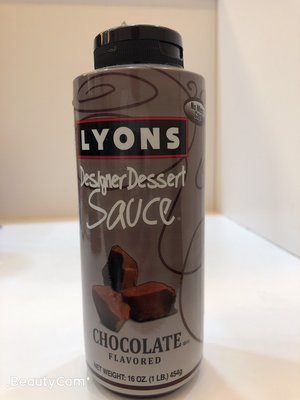 **愛洛奇**美國 Lyons 經典設計師 巧克力 裝飾醬 ( 448g/罐 )