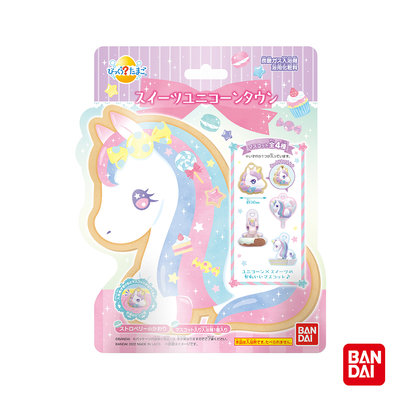 日本Bandai彩虹獨角獸甜點篇入浴球(限量)(採隨機出貨)(BD749806) 126元