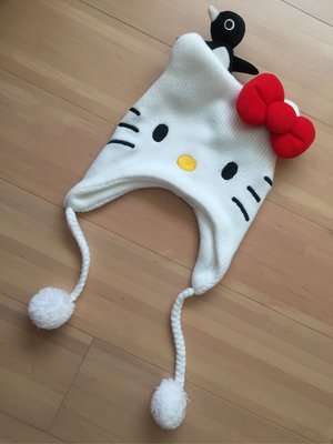 Hello Kitty &amp; CHOCOOLATE聯名針織毛帽☆大人版帽子