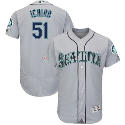 鈴木一朗球衣Ichiro Suzuki Seattle Mariners Replica Majestic