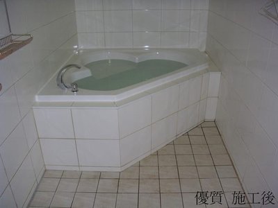 優質精品衛浴 (固定式浴缸特殊乾式工法,施打防霉膠) RF-545 五角浴缸拆安裝 防水 泥作施工圖1份