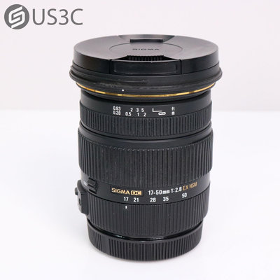 【US3C-小南門店】【一元起標】公司貨 SIGMA 17-50mm F2.8 DC EX HSM For Canon 單眼鏡頭 變焦鏡頭 二手鏡頭