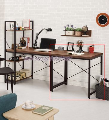 【N D Furniture】台南在地家具-MIX RH工業風壓紋防蛀木心板淺胡桃色80cm書桌/寫字桌/工作桌MC