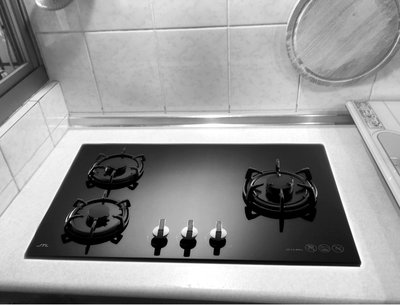 【工匠家居生活館】喜特麗 JT-GC399A 晶焱 三口玻璃 檯面爐 檯面式 瓦斯爐 黑色