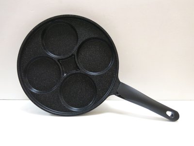 【超低價促銷】正韓國製LaCena 大理石 重力鑄造 4孔煎蛋鍋 (28cm) /不沾鍋/平底鍋