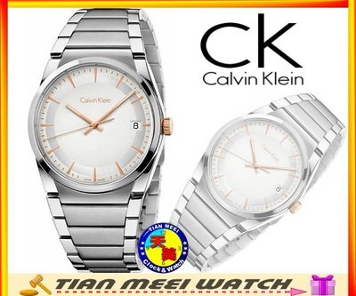 【天美鐘錶店家直營】【全新原廠CK】【下殺↘超低價有保固】Calvin Klein Step系列鋼帶腕錶K6K31B46