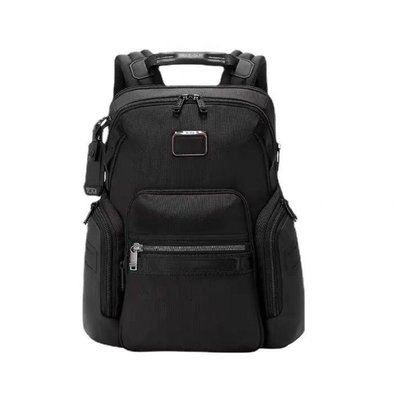 TUMI 黑色 232793D 雙肩後背包 加厚防水尼龍 背面可插行李箱 獨立筆電夾層 耐磨 商務 休閒 大容量 限量優惠