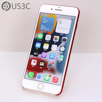 【US3C-高雄店】【一元起標】台灣公司貨 Apple iPhone 7 Plus 128G 紅色 5.5吋 A10處理器 蘋果手機 空機 二手手機