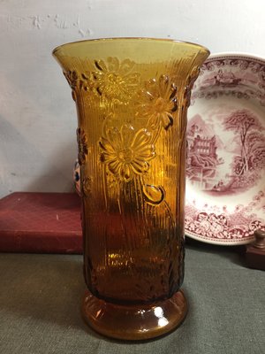  白明月藝術／古物雜貨店 歐洲老玻璃花瓶