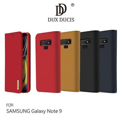 *phone寶*DUX DUCIS SAMSUNG Note9 WISH 真皮皮套 插卡 可站立 支架 保護套
