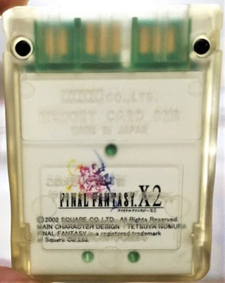 幸運小兔 PS2記憶卡 PS2 太空戰士10 最終幻想 X-2 HORI記憶卡 PS2儲存卡
