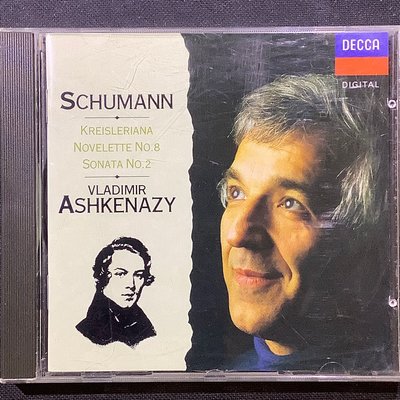 Schumann舒曼-克萊斯勒魂/鋼琴奏鳴曲二號/短篇故事 Ashkenazy阿胥肯納吉/鋼琴 德國全銀圈01版無ifpi