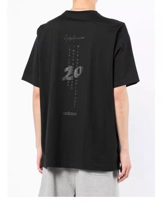 【熱賣精選】 y-3山本耀司Y3潮牌日系20周年紀念版小標刺繡男女款T恤短袖