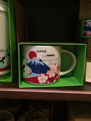 日本 星巴克 城市杯 限量 富士山櫻花馬克杯 日本空運~小太陽日本精品