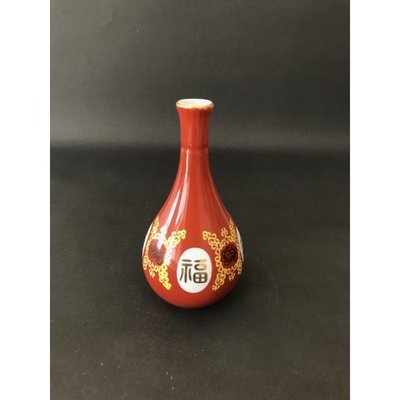 東昇瓷器餐具=大同強化瓷器福壽無疆花瓶  1305