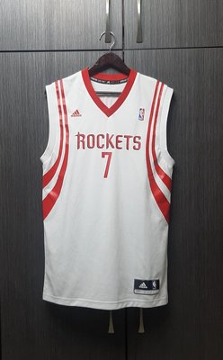 近新正品Adidas NBA ROCKETS 火箭隊LIN 林書豪7號電繡/燙印運動籃球衣 S9.2新～