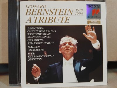 Bernstein,A Tribute,向伯恩斯坦致敬，演繹伯恩斯坦，蓋希文，馬勒，艾維士等，如新。