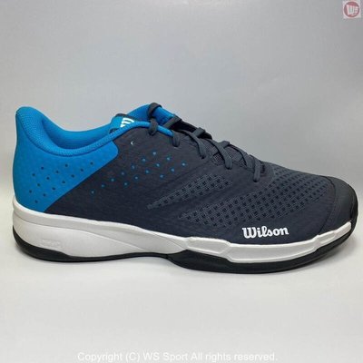 熱銷 現貨 WILSON 網球鞋 (男) Kaos Stroke 灰藍 全區 超值基本款 超取免運費軟網拍 網拍