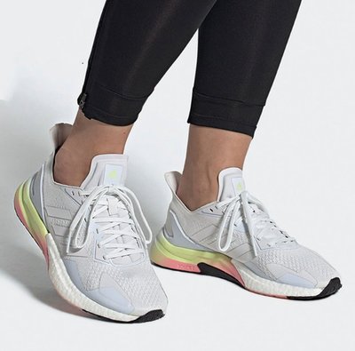Adidas X9000L3 W 復古 低幫 時尚 耐磨 緩震 白色 彩虹底 休閒 運動 慢跑鞋 FY2349 女鞋