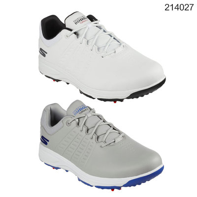 藍鯨高爾夫 SKECHERS Torque 2 高爾夫球鞋（有釘/防水） #214027（白黑、灰藍）【零碼出清】