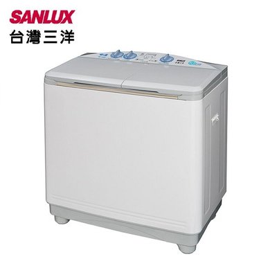 【SANLUX 台灣三洋】10/6.5KG雙槽洗衣機 (SW-1068U)