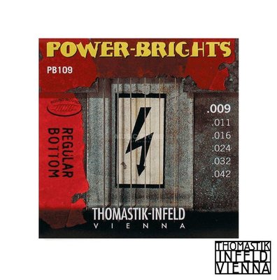 【又昇樂器 . 音響】奧地利製 Thomastik-Infeld PB109 手工 電吉他弦 09-42