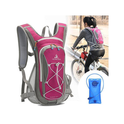 迪卡儂戶外騎行包運動背包雙肩女馬拉松越野跑步裝備登山男水袋包
