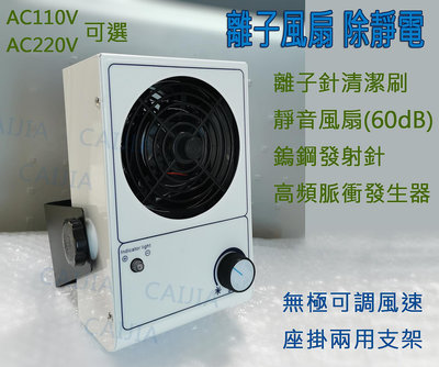 【才嘉科技】離子風扇 AC110V AC220V除靜電pc離子風機 靜電消除 中性機殼 JH-TBL
