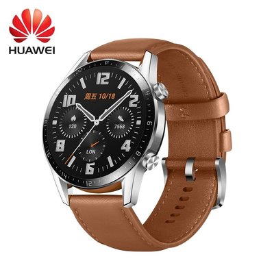 HUAWEI 華為 Watch GT2 智慧手錶-時尚款 (46mm/砂礫棕)
