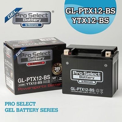 誠一機研 日本 Pro Select Battery 強力電池 電瓶 GL-PTX12-BS YTX12-BS 改裝