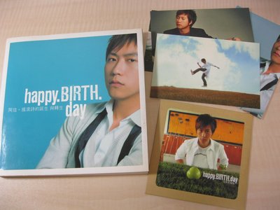 書+單曲CD+4張明信片/五月天阿信-happy.BIRTH.day 阿信.搖滾詩的誕生與轉生/滾石唱片2006年