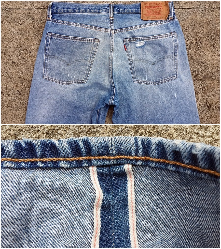 西方不敗全新歐洲版Levi's LVC 501XX 1983年經典直筒牛仔褲83501 布邊