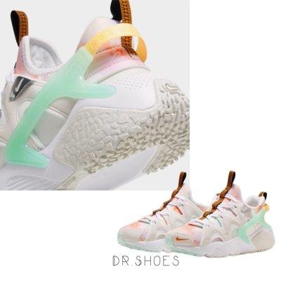 【Dr.Shoes】免運Nike AIR HUARACHE CRAFT 白粉綠 襪套 武士鞋 女鞋 FJ7735-031
