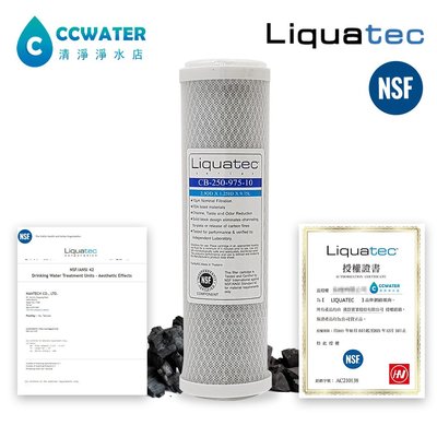 買1送1!!要買要快【清淨淨水店】美國Liquatec牌NSF認證CTO塊狀壓縮活性炭250元。