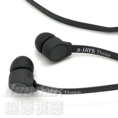 【福利品】A-JAYS THREE (2) 耳道式耳機☆無外包裝☆免運☆送收納盒+耳塞☆