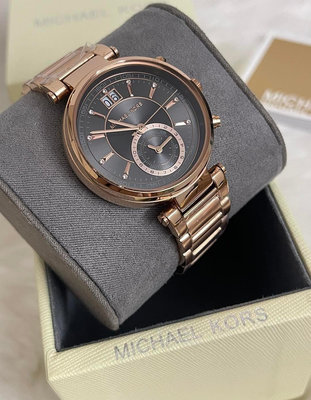 MICHAEL KORS MK6226 玫瑰金 不銹鋼錶帶 石英 女錶