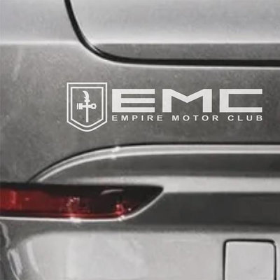 【翰翰二輪】帝國汽車俱樂部 EMC 2.0 Sticker 車貼 EMC 盾牌 Shield Logo 限量版 防水貼紙