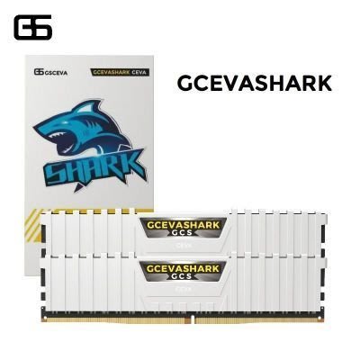 港鯊GS(CEVA)DDR4內存條16G白色/2400/2666/3000/3200/3600/4000~特價
