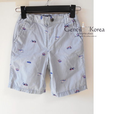 Gentil Korea 美國代購 The Children's place 5T 淺藍帆船 吊車 直升機 短褲