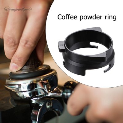 鋁合金可旋轉內壓式咖啡接粉環適用於 Breville 8 系列咖啡機漏斗配件-現貨