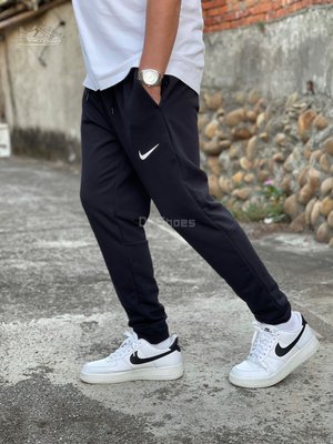 【Dr.Shoes 】Nike DRI FIT 黑色 薄 排汗 運動 縮口 運動棉褲 男裝 CZ6380-010