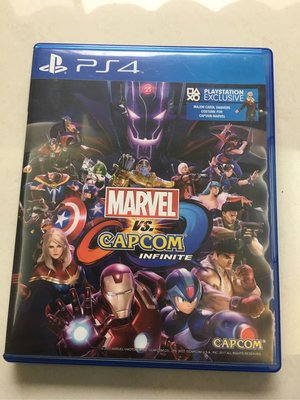 PS4 漫威英雄 大戰 卡普空 無限 中文 Marvel Vs Capcom Infinite 光碟無刮