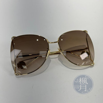 GUCCI 古馳 GG0252S 茶色 漸層 金框 墨鏡 眼鏡 精品配件 品牌配飾 單品小物 造型搭配
