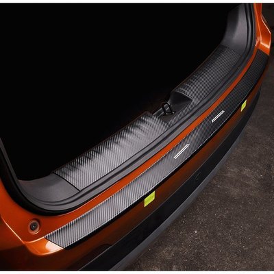 現貨熱銷-【易車汽配】Ford 福特 2013-2018年款 KUGA 汽車 碳纖皮革尾箱護板 12-18年 FOCUS
