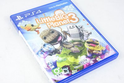 【古物箱】PS4 小小大星球3 繁體中文版 (近全新)