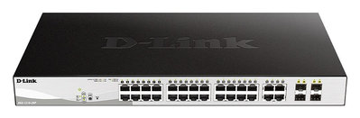 D-Link DGS-1210-28P 24埠 Gigabit 智慧型網管PoE交換器【風和網通】