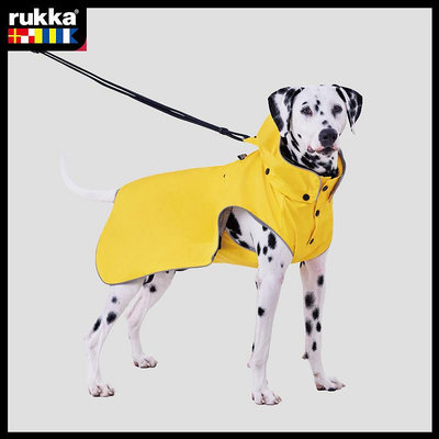 rukka pets狗狗雨衣寵物雨衣中大型大防水雨披四腳高品質防水衣服