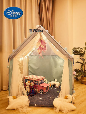 新品冰雪奇緣室內兒童帳篷愛莎公主城堡玩具屋生日禮物女孩艾莎小房子